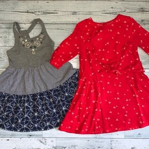 2 little girls dresses- 4T- Old Navy and Epic Threads